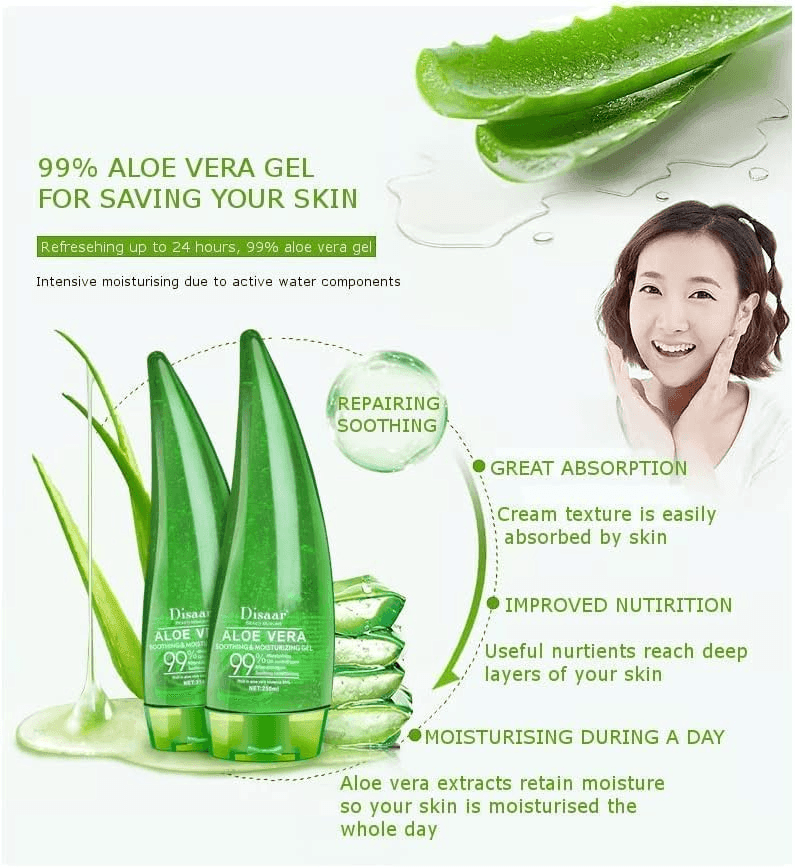 Disaar Aloe Vera 99% Soothing Gel Cream 250ml - Pinoyhyper