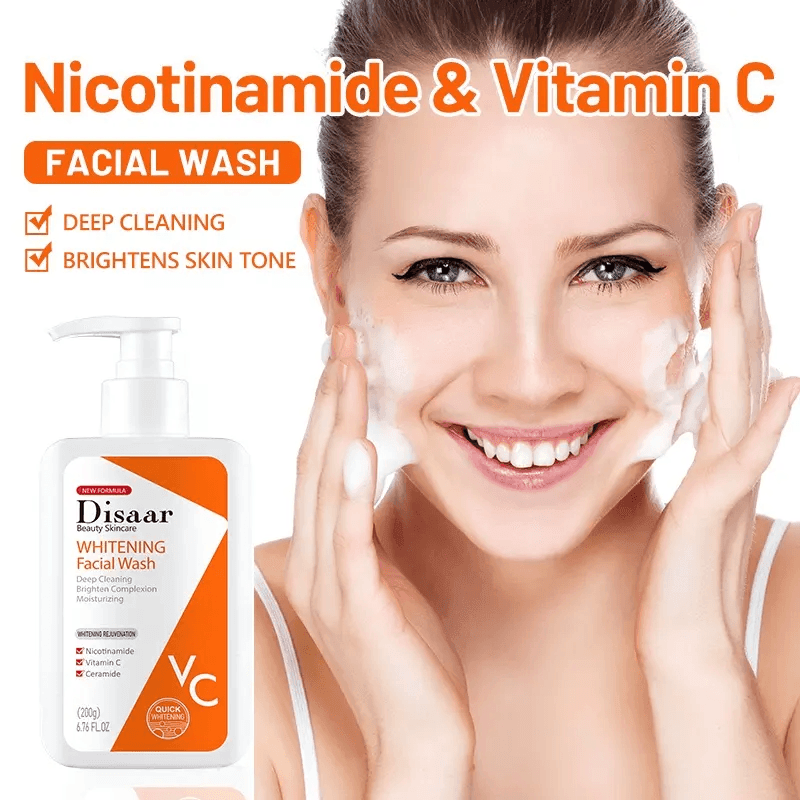 Disaar Beauty Skincare Vitamin C Whitening Facial Wash - 200g - Pinoyhyper