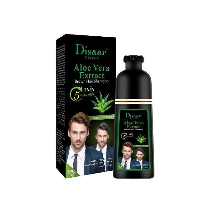 Disaar Hair care Aloe Vera Extract Brown Hair Shampoo 400ml- For Men and Women - Pinoyhyper