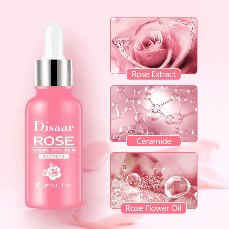 Disaar Repair & Brighten Multi Function Essence Rose Face Serum - 30ml - Pinoyhyper