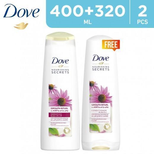 Dove Growth Ritual Shampoo 400ml + Conditioner 320ml - Pinoyhyper