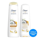 Dove Nourishing Secrets Repairing Ritual Shampoo 400ml + Conditioner 320ml - Pinoyhyper