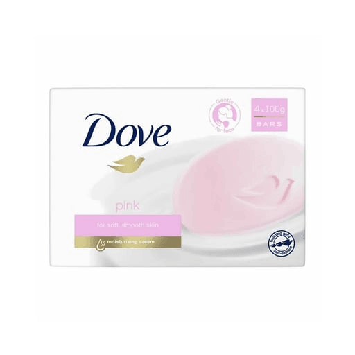 Dove Pink Soft & Smooth Skin Soap Bar 4 x 100g - Pinoyhyper