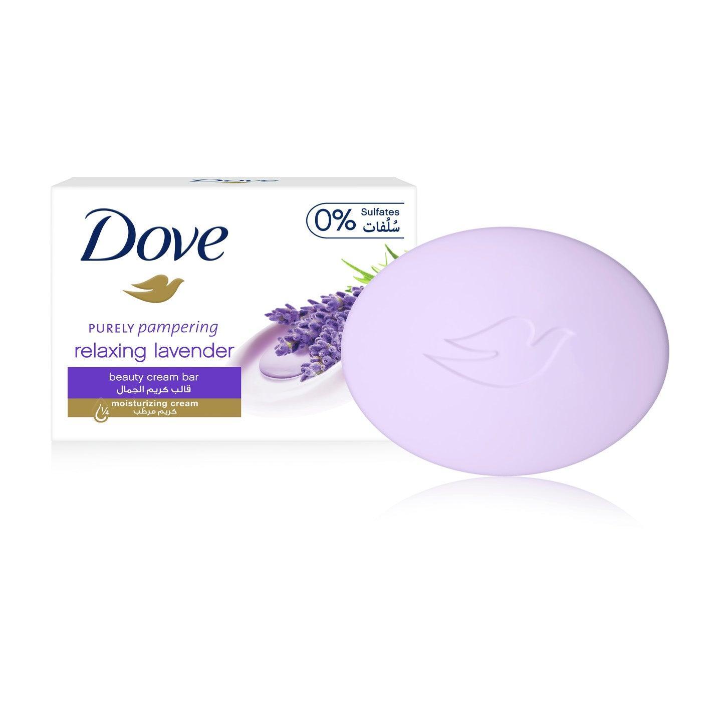 Dove Relaxing Lavender Beauty Cream Bar Soap 135gm - Pinoyhyper