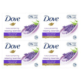 Dove Relaxing Lavender Beauty Cream Bar Soap - 4 × 135g (Offer) - Pinoyhyper