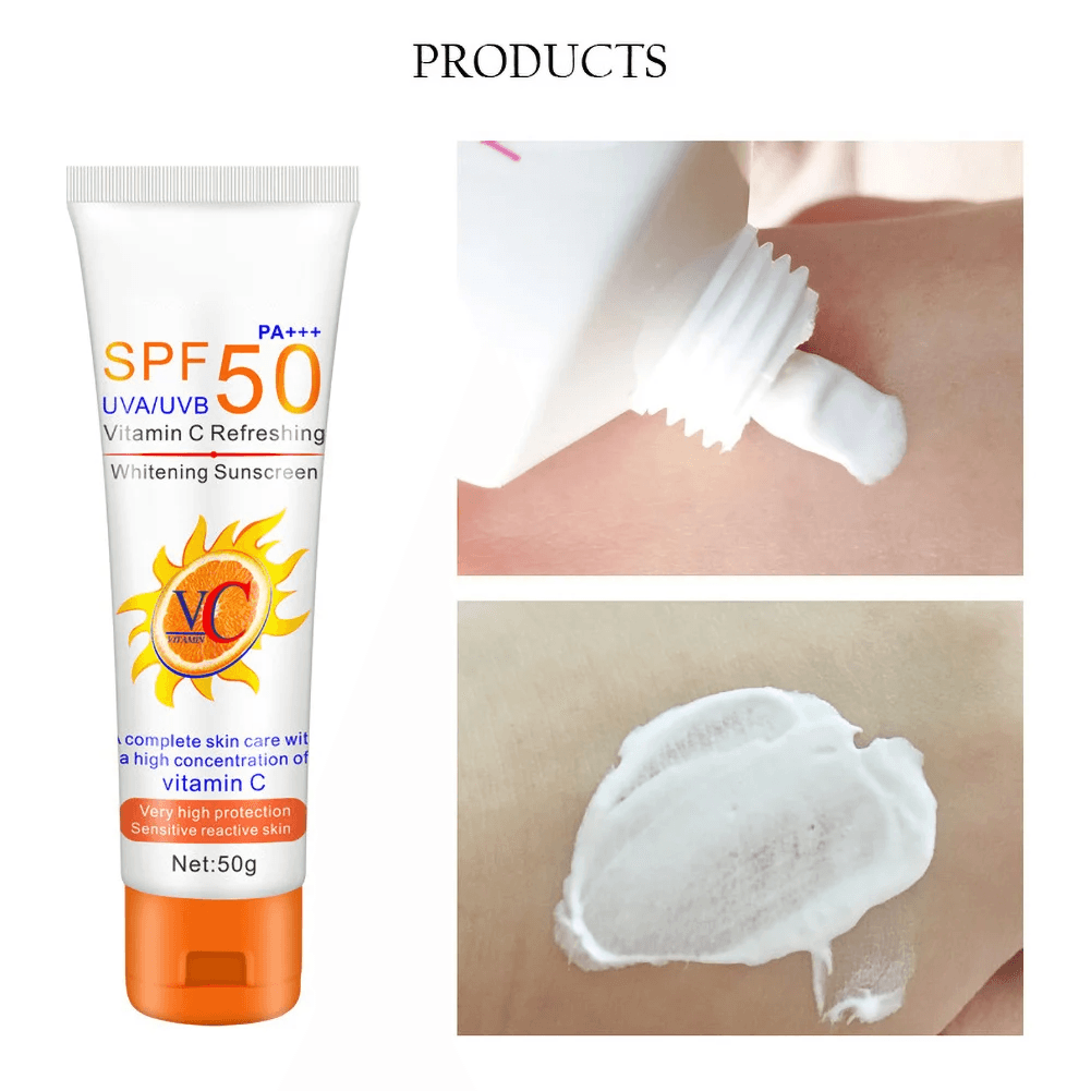 Disaar Vitamin C Refreshing Whitening Sunscreen SPF 50 - 50g