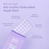 Belo AcnePro Hydrocolloid Pimple Patch - 24 Patches