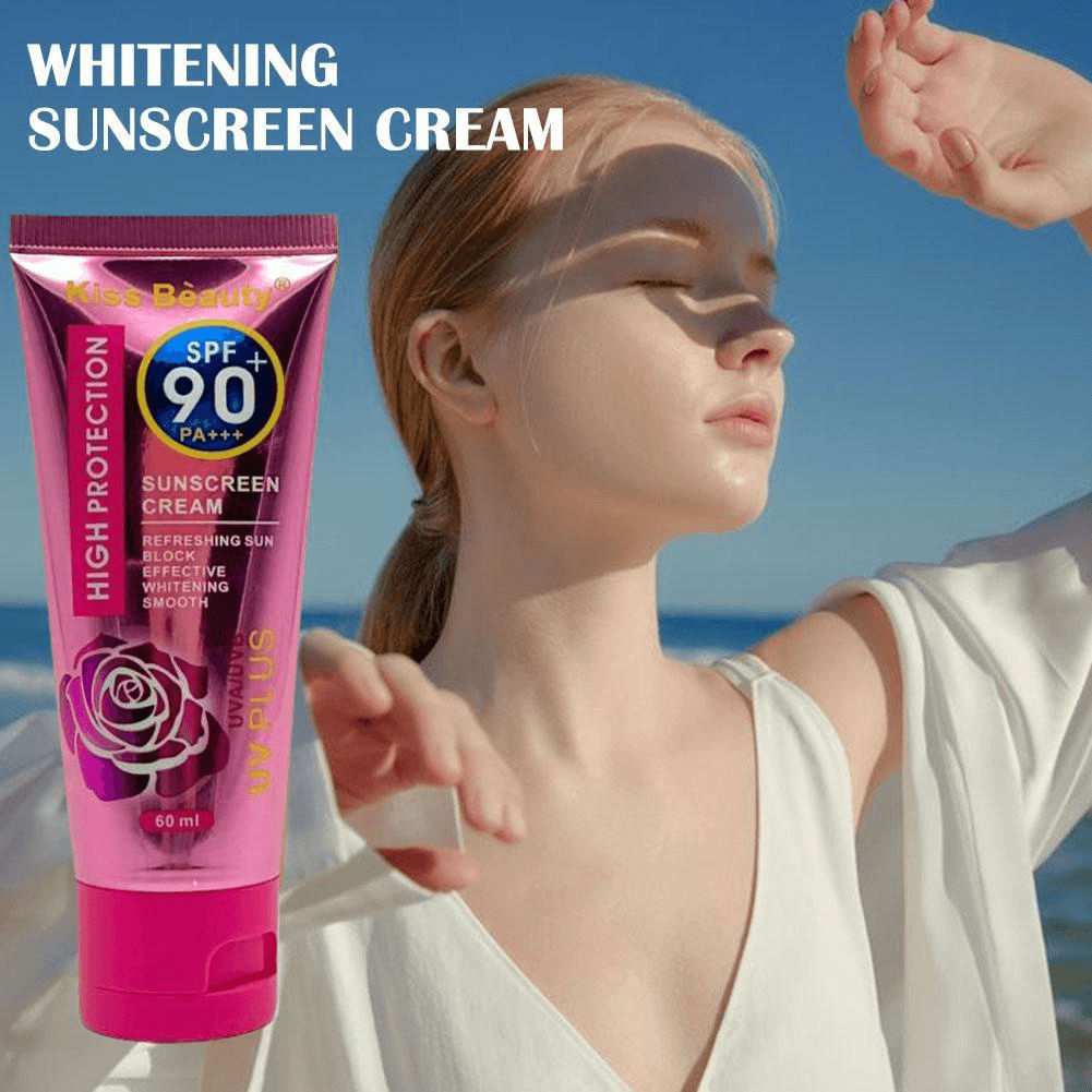 【Buy 1 Take 1】Kiss Beauty Sunscreen Cream SPF 90+ PA+++ - 60ml