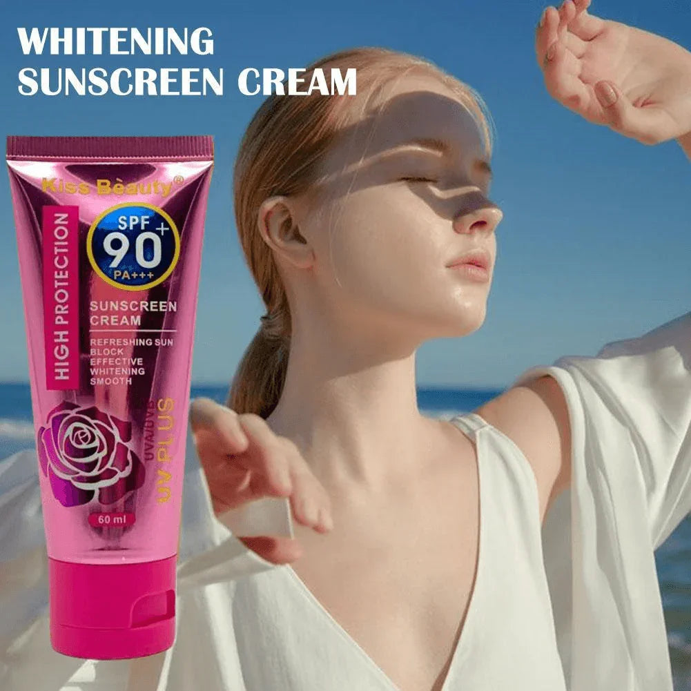 【Buy 1 Take 1】Kiss Beauty Sunscreen Cream SPF 90+ PA+++ - 60ml