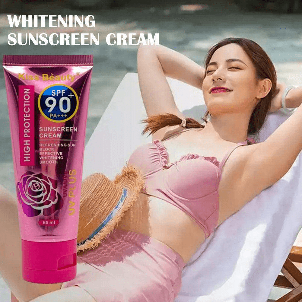 【Buy 1 Take 1】Kiss Beauty Sunscreen Cream SPF 90+ PA+++ - 60ml