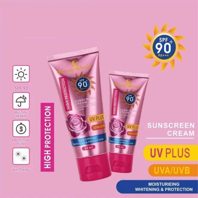 【Buy 1 Take 1】Kiss Beauty Sunscreen Cream SPF 90+ PA+++ - 60ml