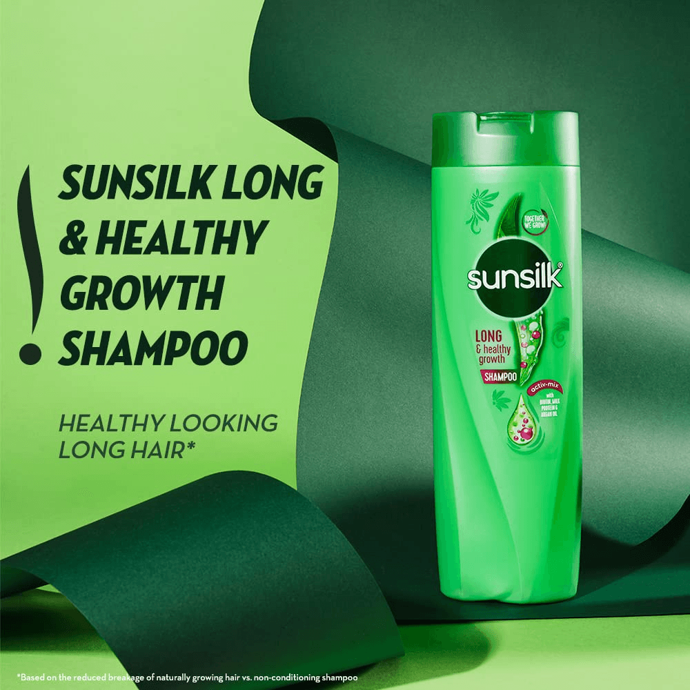 Sunsilk Long & Healthy Growth Shampoo - 180ml