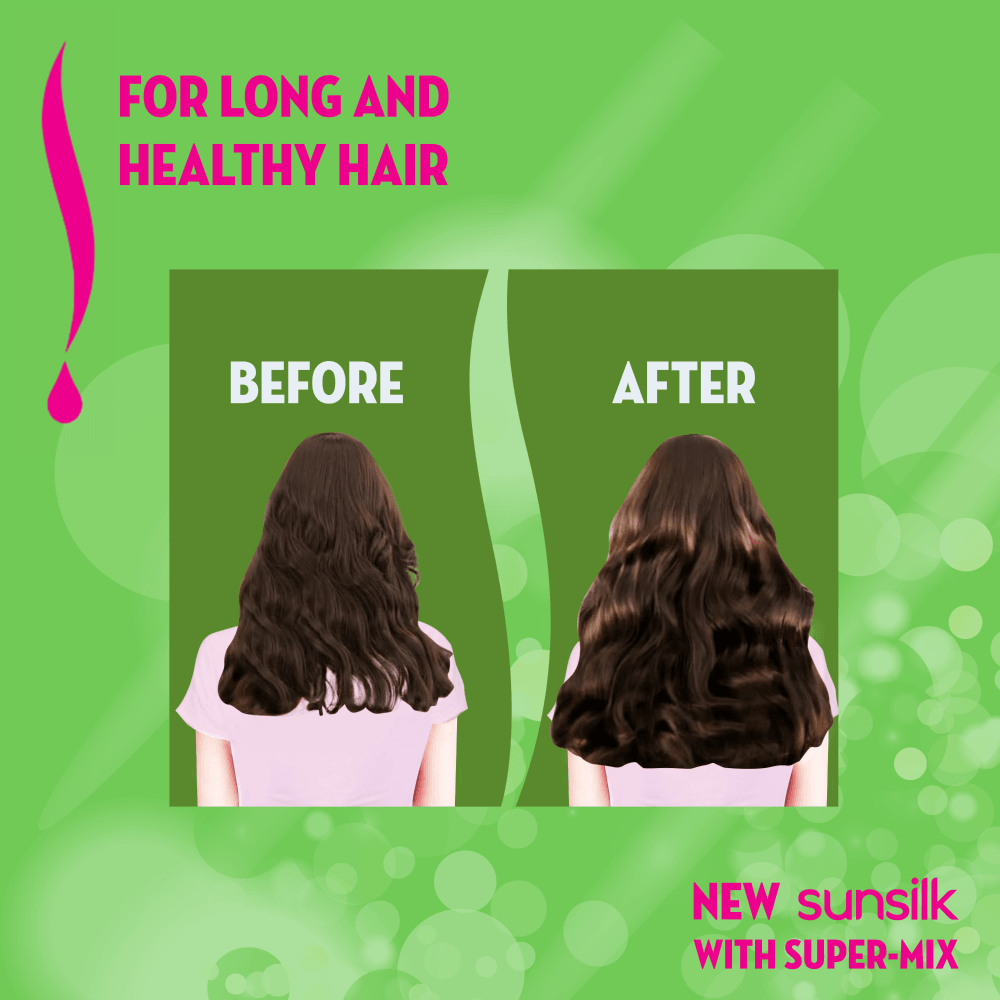 Sunsilk Long & Healthy Growth Shampoo - 180ml