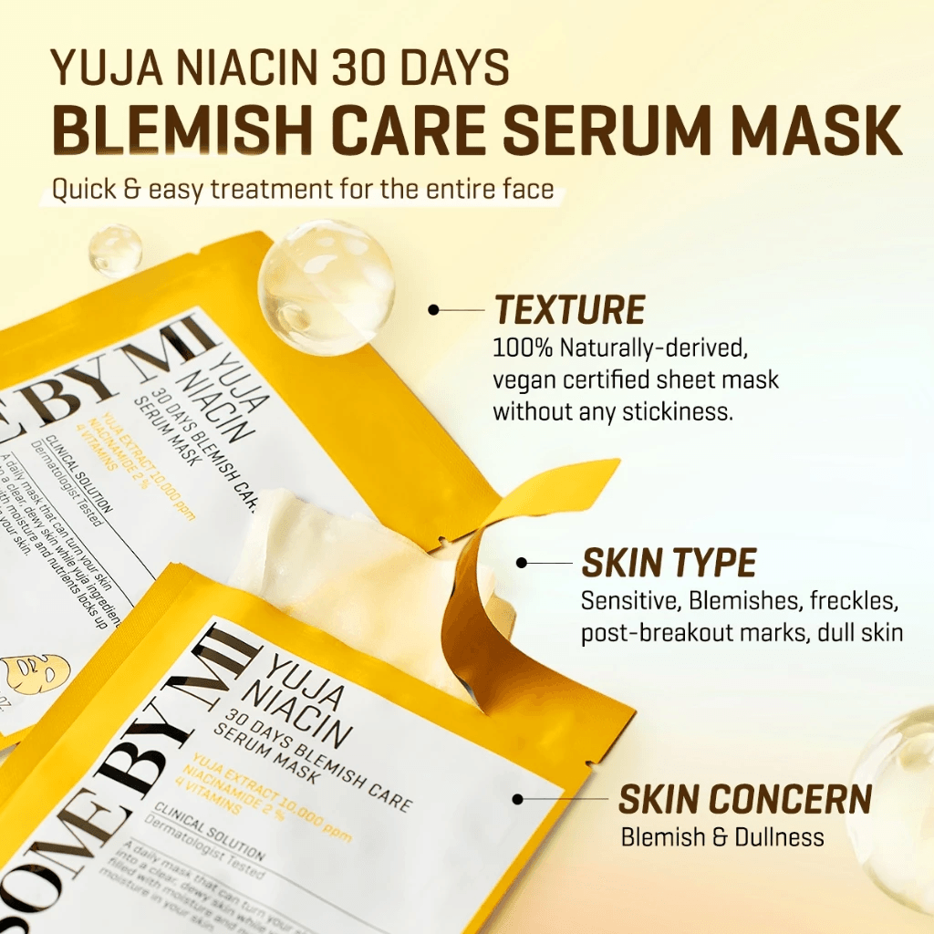 Some By Mi Yuja Niacin 30 Days Blemish Care Serum Mask