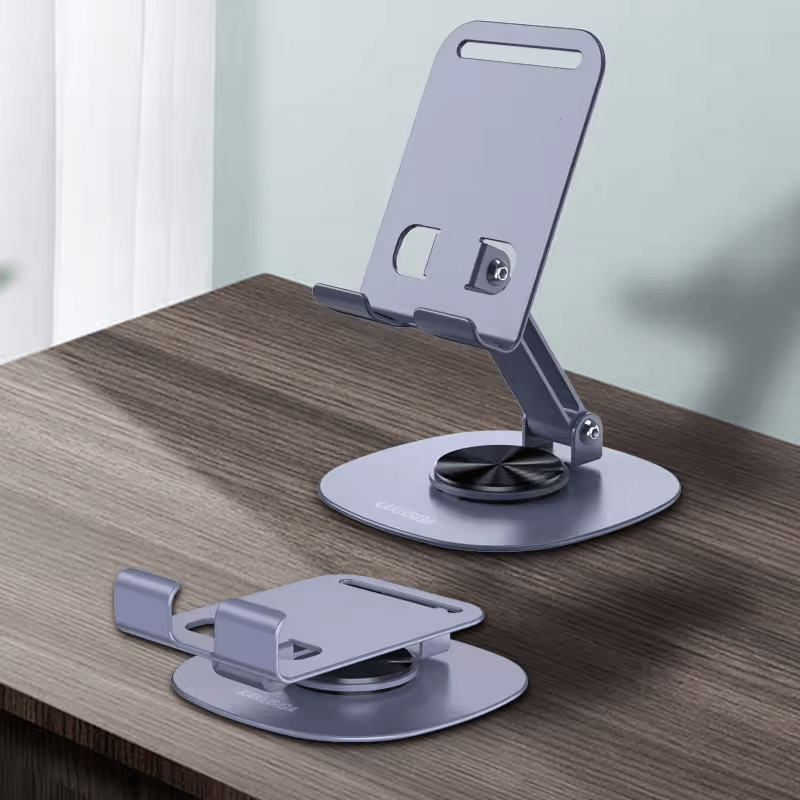 Metal 360 Rotating Desktop Folding Stand ZM-0114H