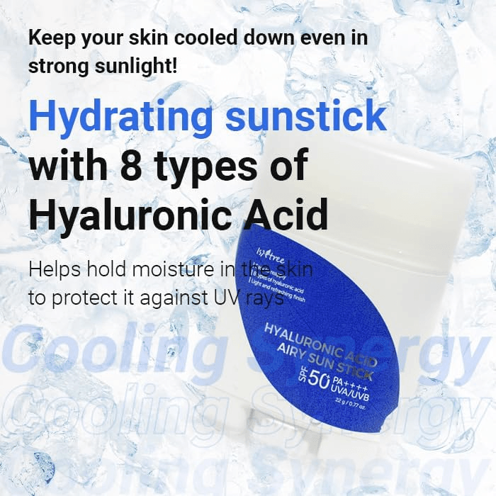 Isntree Hyaluronic Acid Airy Sun Stick SPF 50+ PA+++ - 22g