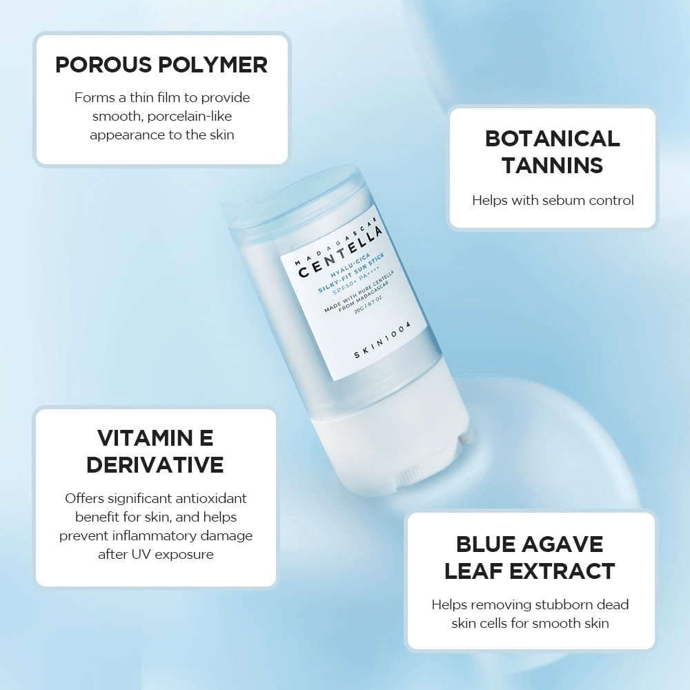 SKIN1004 Hyalu-Cica Silky-Fit Sun Stick SPF50 PA++++ - 20 جرام