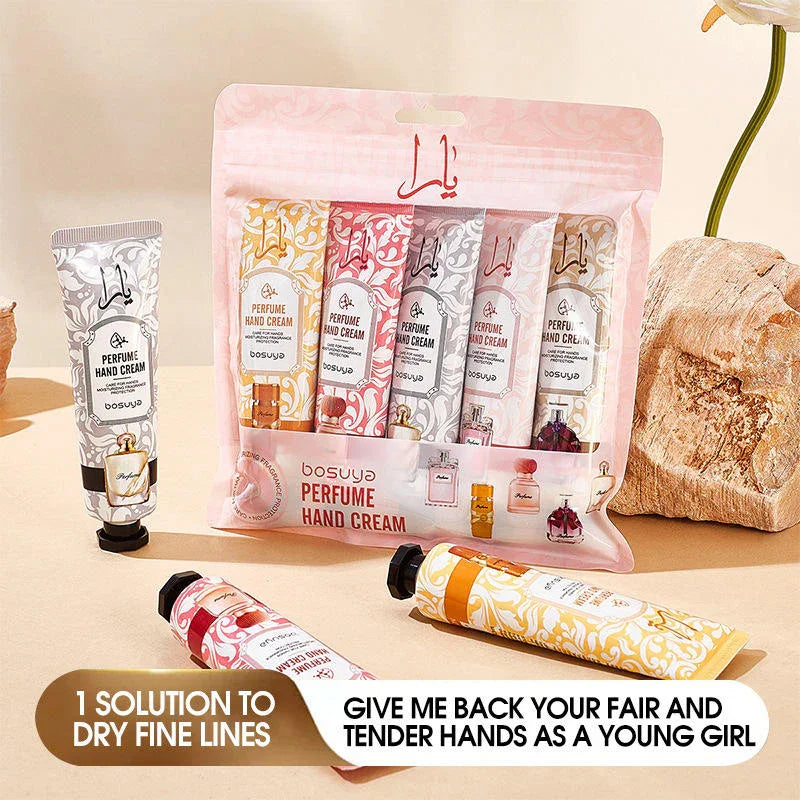 Bosuya Perfumed Hand Cream Set - 30g x 5 Pcs
