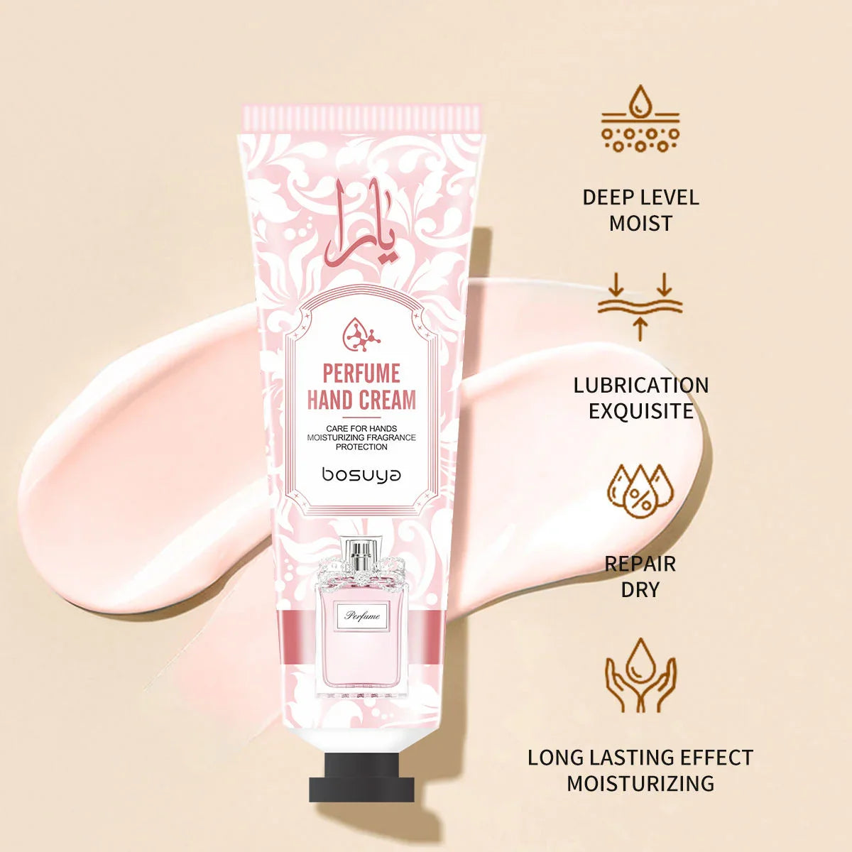 Bosuya Perfumed Hand Cream Set - 30g x 5 Pcs
