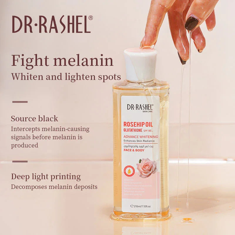 Dr.Rashel Rosehip Oil Advance Brightening Face & Body SPF50 - 210ml