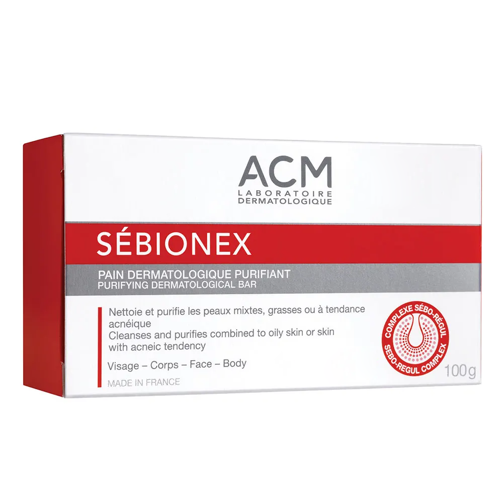 ACM Sebionex Purifying Dermatological Bar - 100g