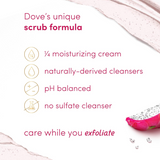 Dove Brown Dragon Fruit & Coconut Body Scrub - 425g