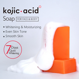 Guanjing Beauty Kojic Acid Soap For Face & Body - 100g × 2Pcs (Offer)