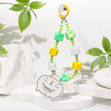 Cute Colorful Beaded Keychain Charm