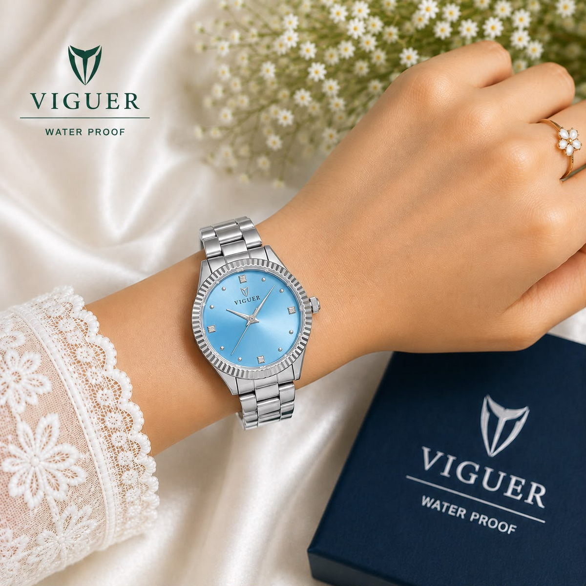 Viguer Stainless Steel Analog Women's Watch - 2008L