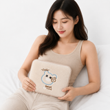 Cute Bear Embroidery Rechargeable Hot Water Bag