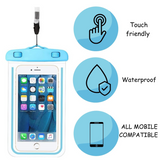 Clear Underwater Phone Pouch with Secure Dual-Lock