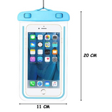 Clear Underwater Phone Pouch with Secure Dual-Lock