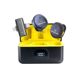 Dual Wireless 2.4G Microphone System with Charging Case
