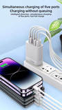 Zesomte 5-Port Fast Charger Adapter - CH PD12