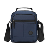 Crossbody Messenger Bag with Top Handle - 9305 (Blue)