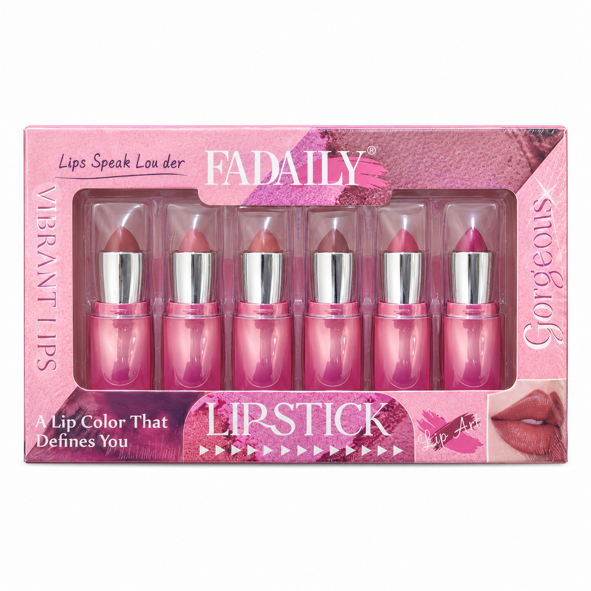 Fadaily Gorgeous 6-Piece Lipstick Set - OF10056