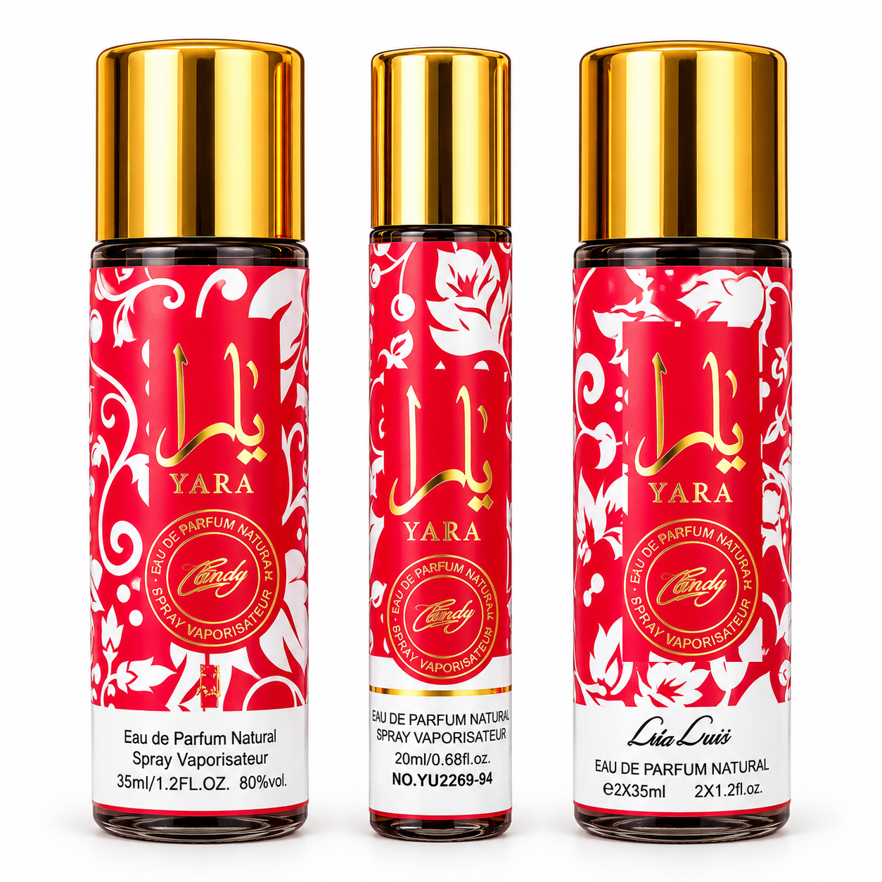 مجموعة علبة بخاخ عطر يارا الطبيعي - #01