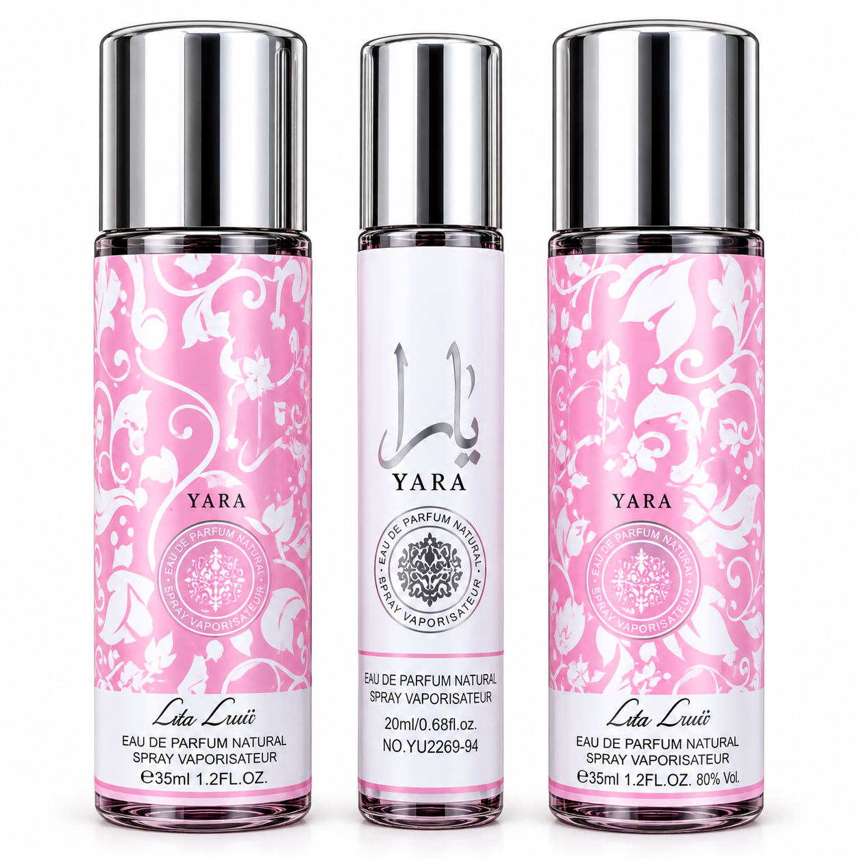 مجموعة علبة بخاخ عطر يارا الطبيعي - #02