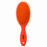 Afkar Orange Oval Paddle Hair Brush