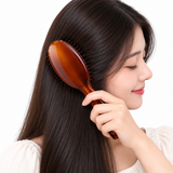 Afkar Brown Oval Paddle Hair Brush