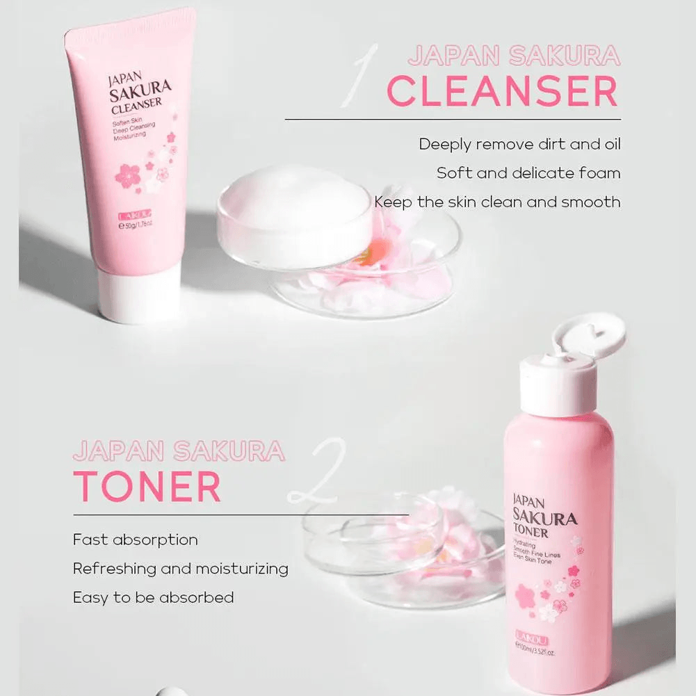 Laikou Japan Sakura Skin Care Set