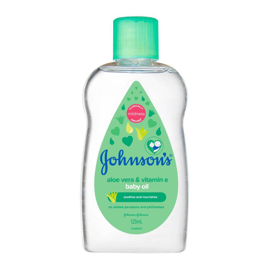 Johnson aloe vera baby oil 125ml