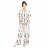 Women's Soft Cotton Printed Top & Palazzo Set –  T-0621