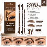Ever Beauty Luxurious Color Volume Eyebrow 3X1