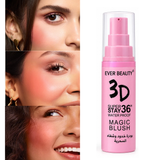 أحمر خدود 3D Super Stay مقاوم للماء من Ever Beauty - 40 مل