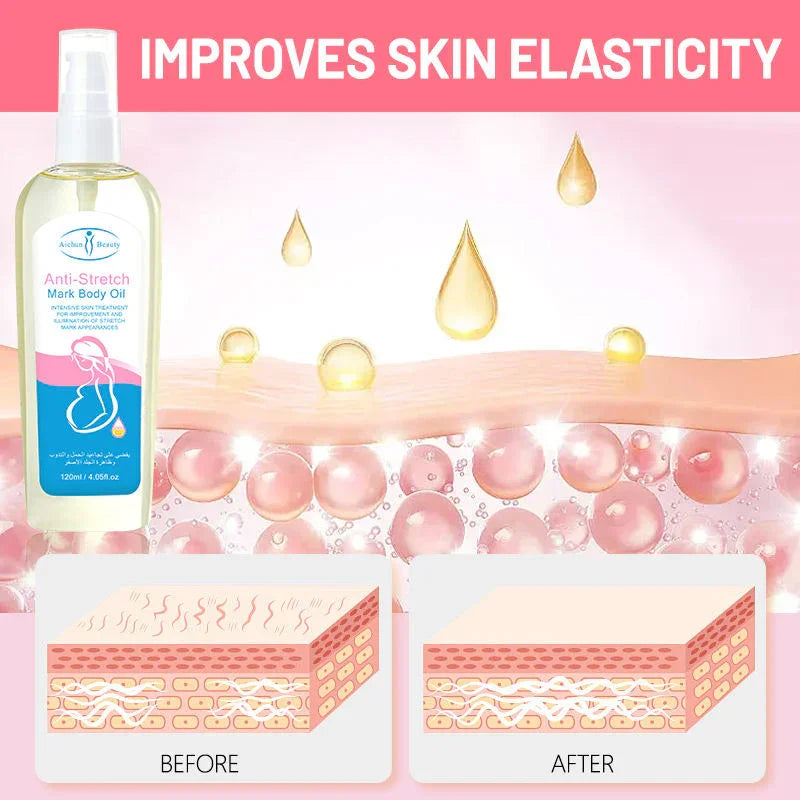 Aichun Beauty Anti-Stretch Mark Body Oil - 120ml