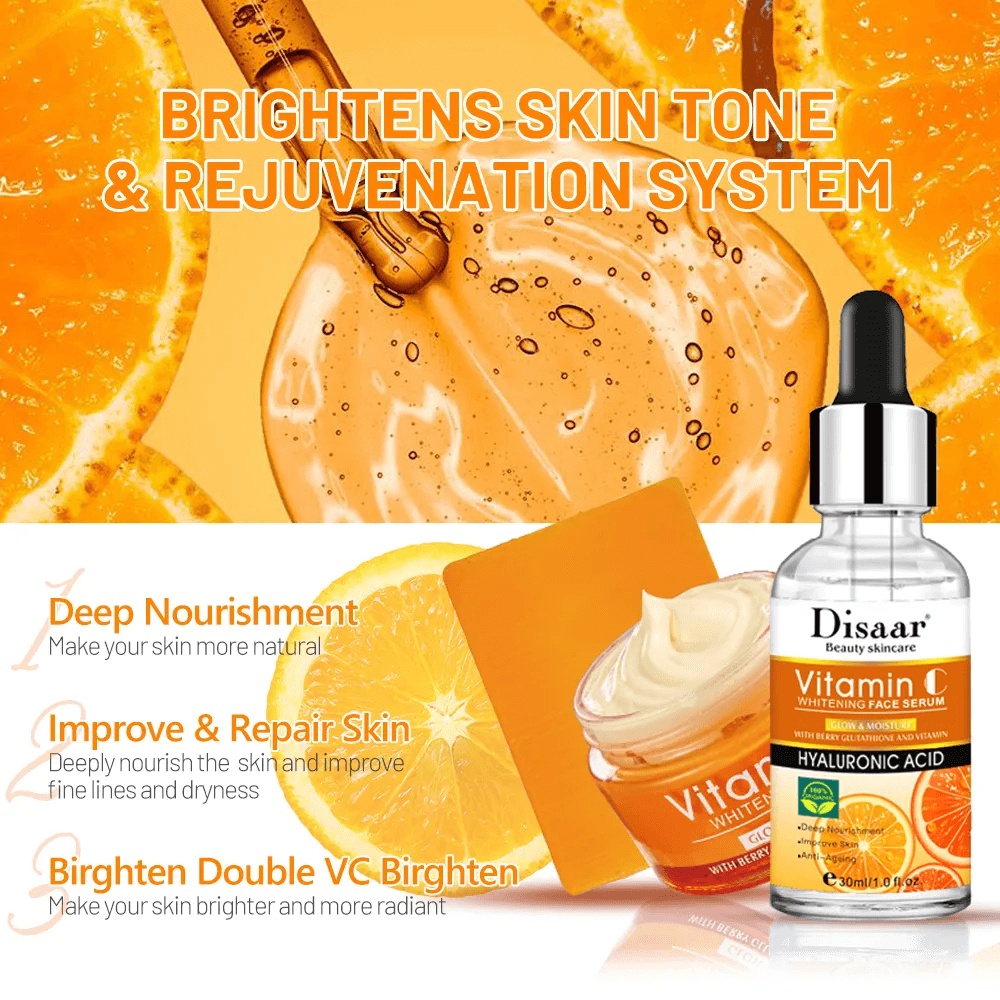 Disaar Vitamin C Whitening & Brightening 3Pcs Set