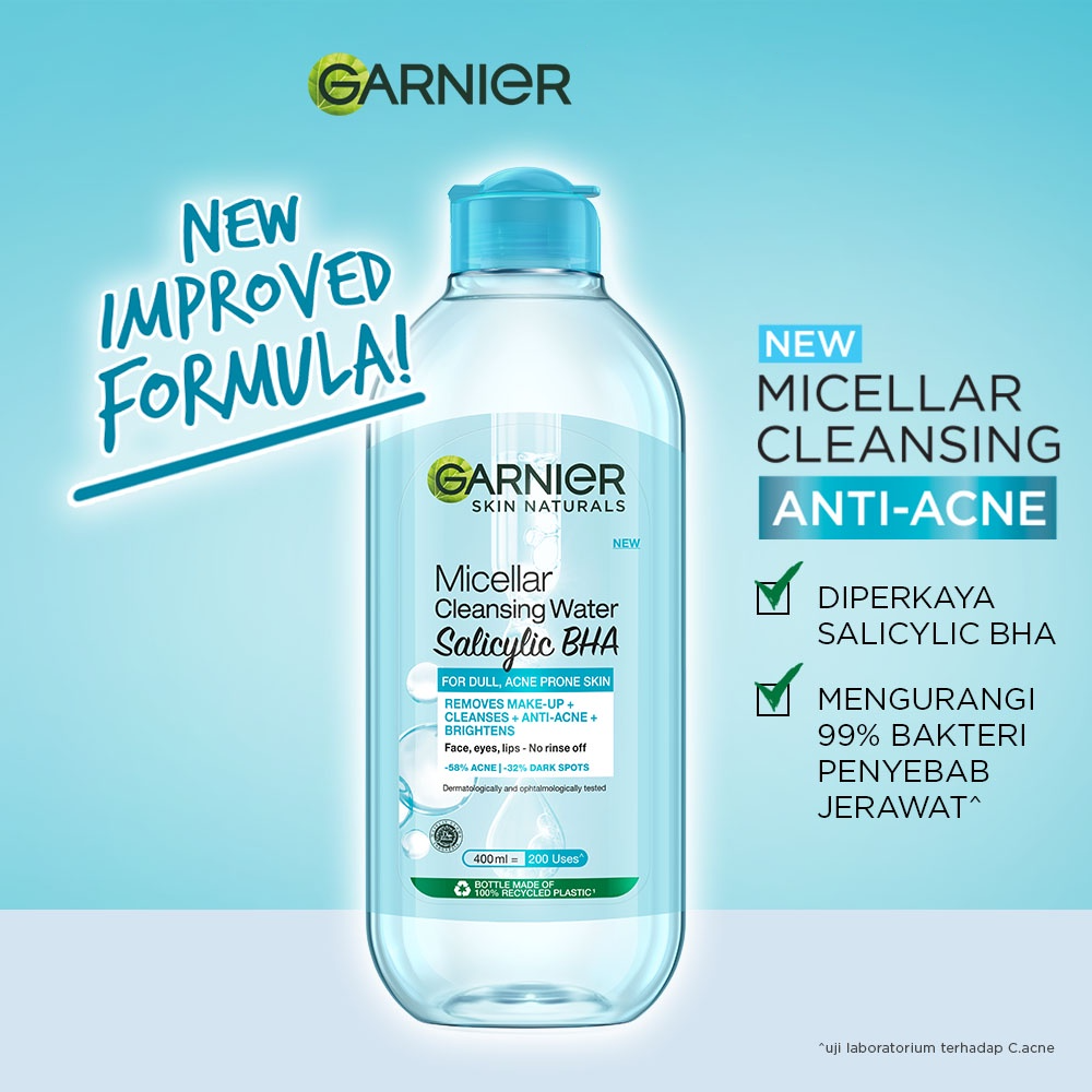 Garnier Micellar Cleansing Water Salicyclic BHA - 400ml