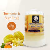 U&I Turmeric & Star Fruit Alum Crystal Deodorant - 45g