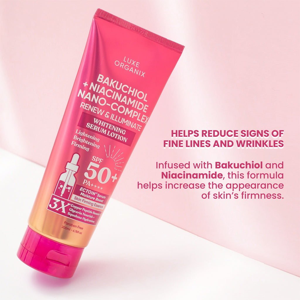 Luxe Organix Bakuchiol + Niacinamide Nano-Complex Serum Lotion - 200ml